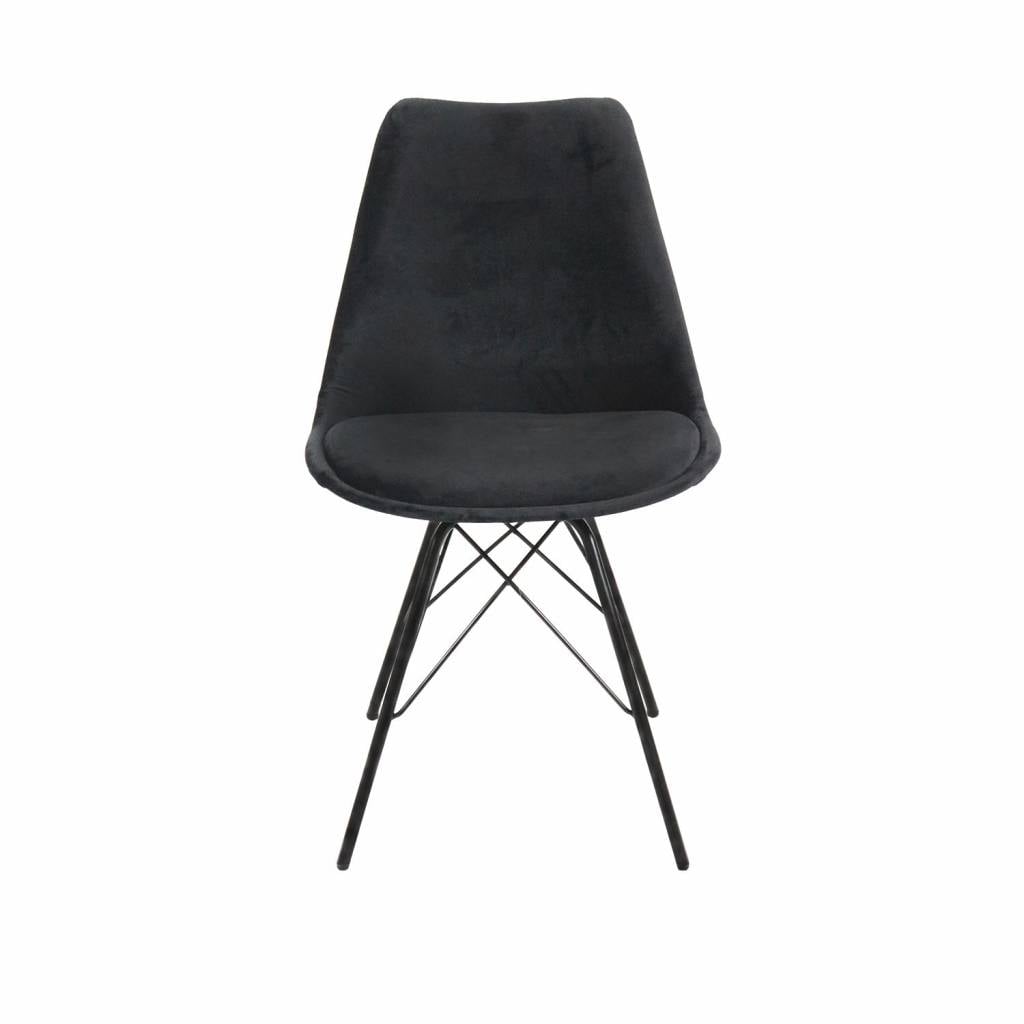Chair Velvet - Black