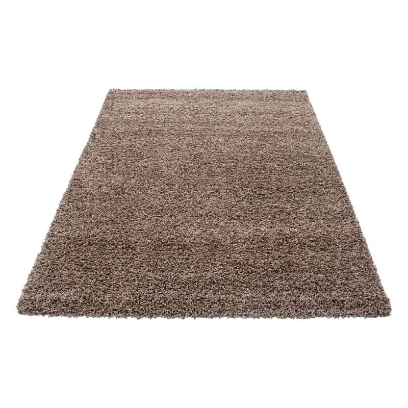 High-pile floor rug - Life Mokka