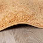 Round High Pile Rug - Lofty Ochre Yellow