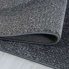 Retro floor rug - Stencil Light Brown/Anthracite