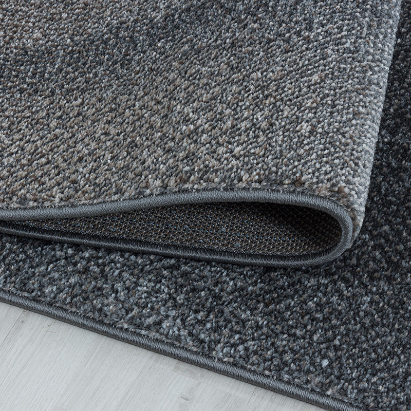 Retro floor rug - Stencil Light Brown/Anthracite