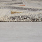 Graphic floor rug - Mado River Grey