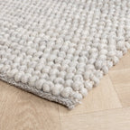 Wool Rug - Luminous Light Grey
