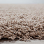 High-pile floor rug - Sade Beige