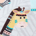 Play Rug - Pleun Animals Hopscotch Grey