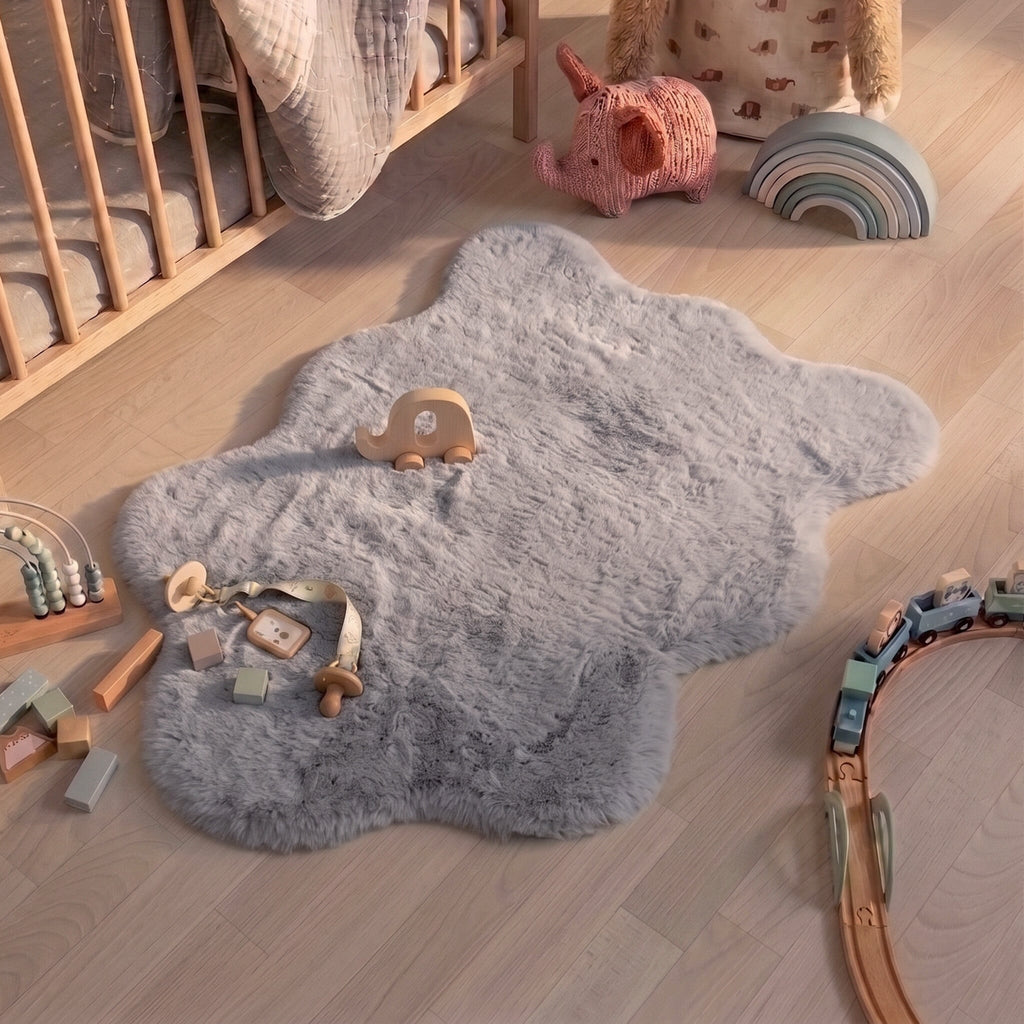 Kids Rug - Huggy Sheep Grey