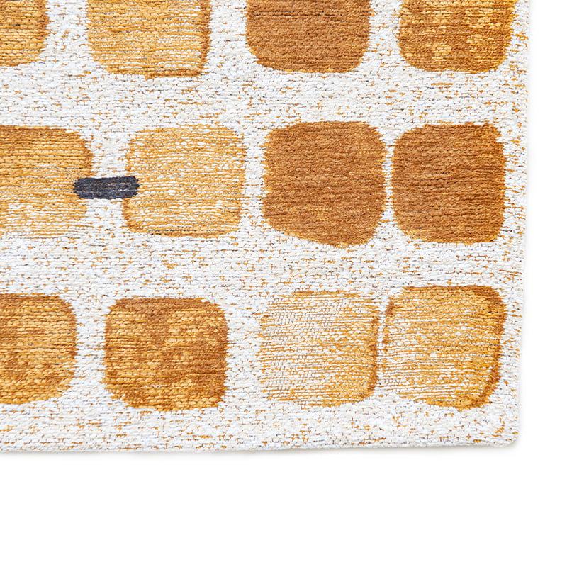 Abstract floor rug - Cobblestone Peach Party 9346