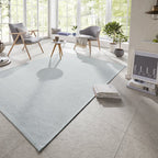 Solid Floor Rug - Secret Light Blue Millau