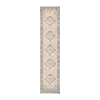 Vintage Runner Rug - Spring Medallion Cream/Green
