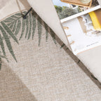 Round Outdoor Rug - Tiga Edge Green