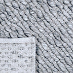 Wool floor rug - Leona Cream/Grey