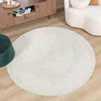 Round Wool Rug - Wise Grey/Blended
