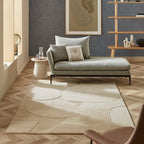 Modern Wool Rug - Bolsena Beige