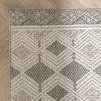 Sustainable Rug - Lorre Blocks Cream/Anthracite