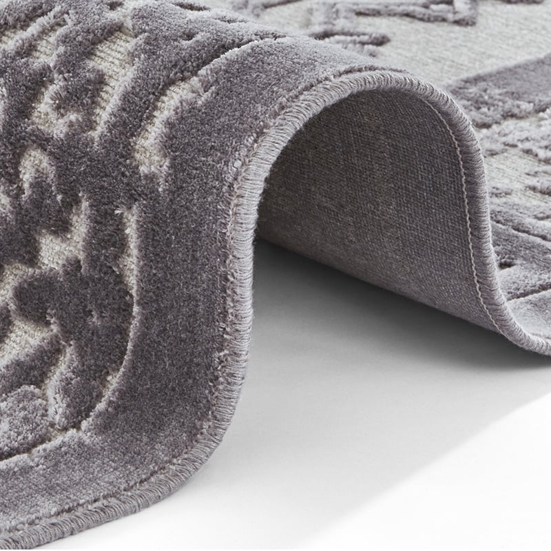 Vintage Floor Rug - Creative Vilaine Grey/Silver
