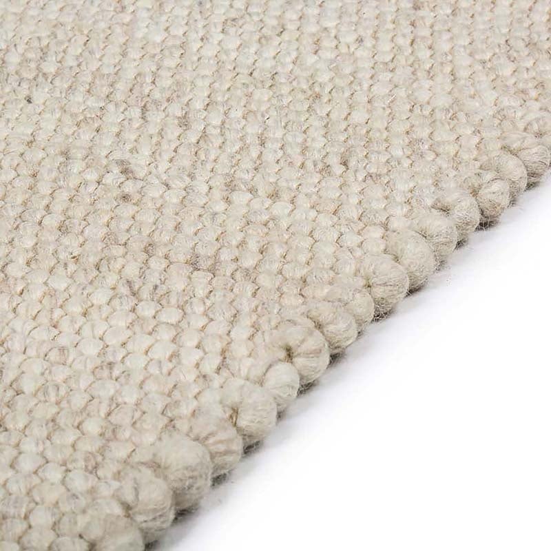 Custom-Made Wool Floor Rug - Verona ST White 815