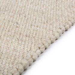 Custom-Made Wool Floor Rug - Verona ST White 815