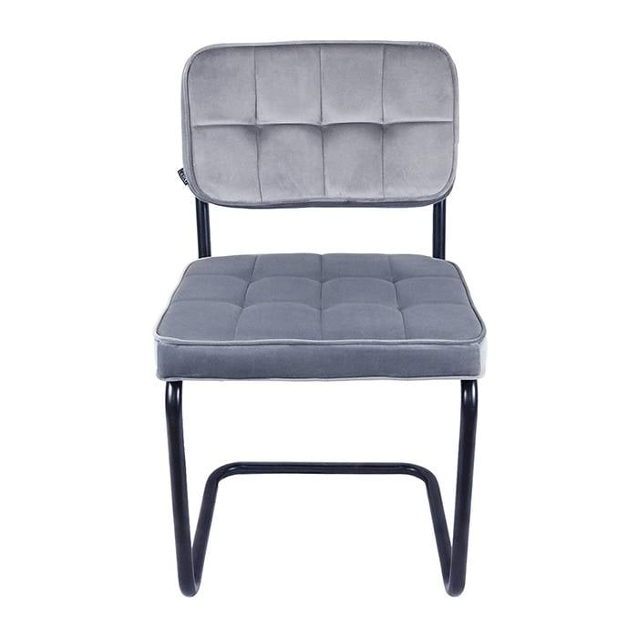 Velvet chair - Ivy Grey