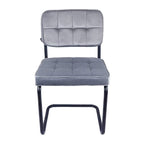 Velvet chair - Ivy Grey
