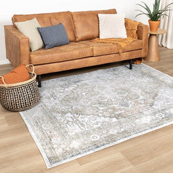 Washable Rug - Nova Aztec Olive Green