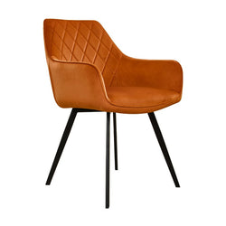 Velvet Dining Chair - Karl Orange
