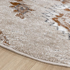 Round berber rug - Blend Aztec Beige