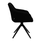Swivel Chair - Rafi Black
