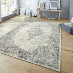 Vintage floor rug - Pleasure Green/Black Vertou