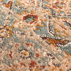 Round Vintage Rug - Thirza Oriental Light Blue/Multicolour