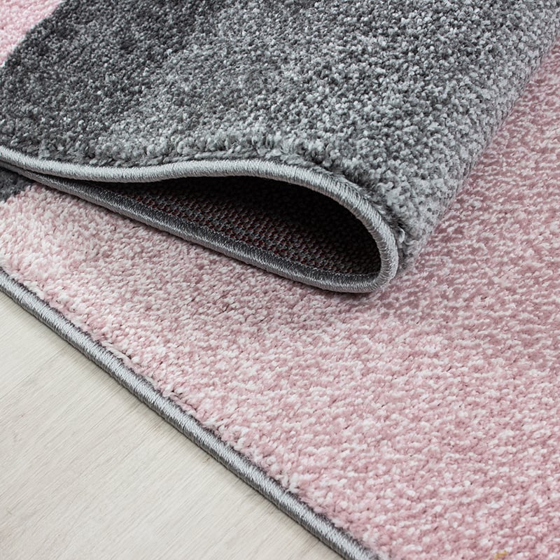 Modern floor rug - Lucca Pink