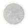 Round High Pile Rug - Lofty Fringe Light Grey