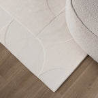 Scandinavian Rug - Charm Circles White