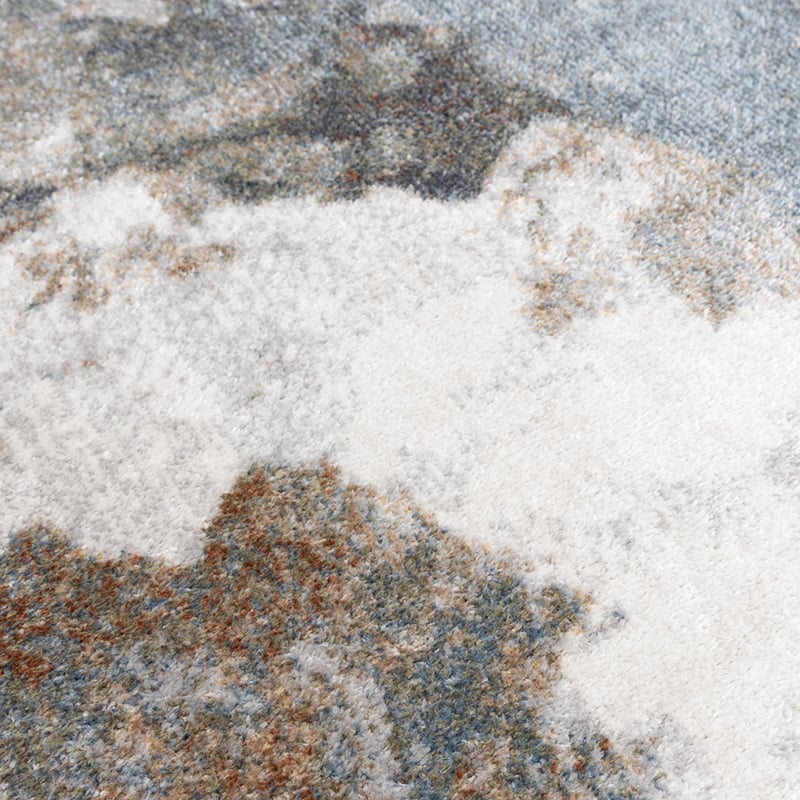 Washable Abstract Rug - Misha Flow Multicolour