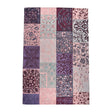 Patchwork floor rug - Delany Pink
