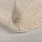 Wool Rug Beige - Tiddo Zigzag
