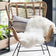 White Sheepskin 100cm - Floor rug