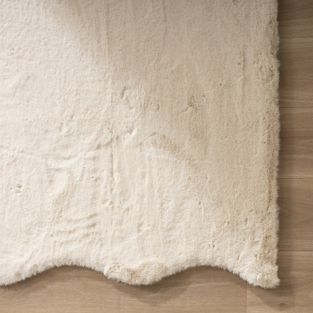 Soft High Pile Rug - Comfy Supreme Wavy Cream