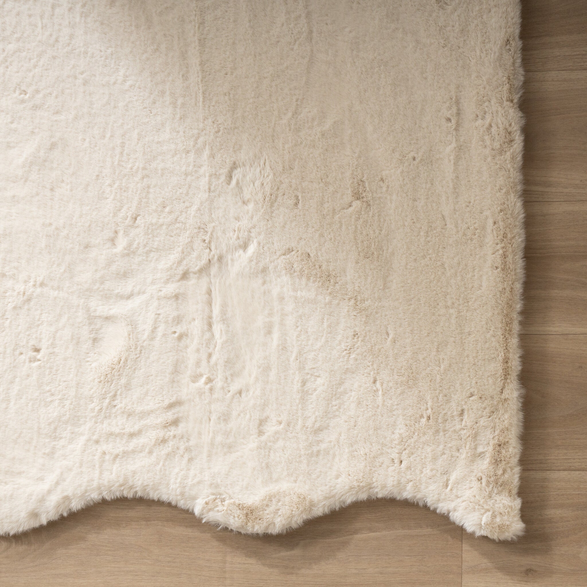 Soft High Pile Rug - Comfy Supreme Wavy Cream