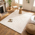 Soft High Pile Rug - Carvy Arches Cream