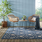 Outdoor Rug - Piatto Oro Blue