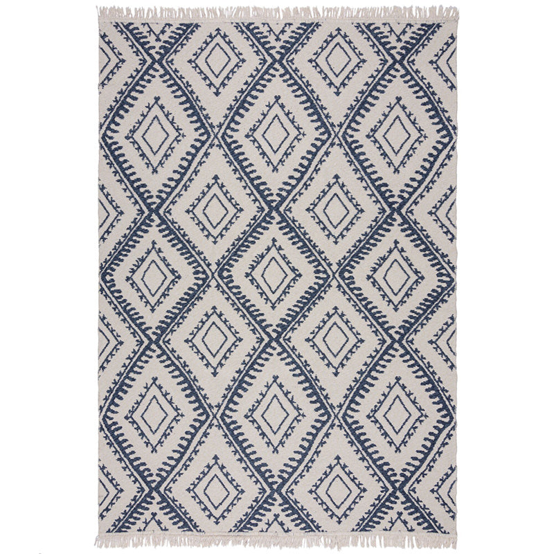 Geometric Floor Rug - Decio Alix Blue