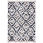 Geometric Floor Rug - Decio Alix Blue
