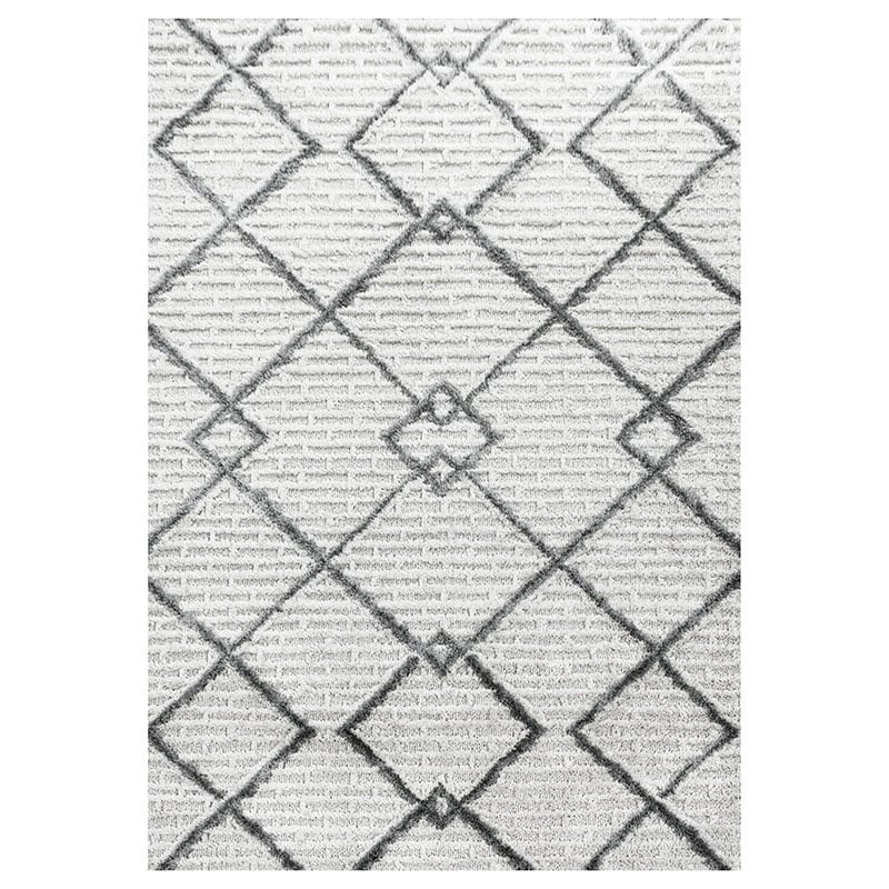 Scandinavian Floor Rug - Pitea Strangle Cream