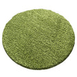 Round High-pile Floor Rug - Sade Green
