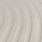 Scandinavian Rug - Charm Curves White