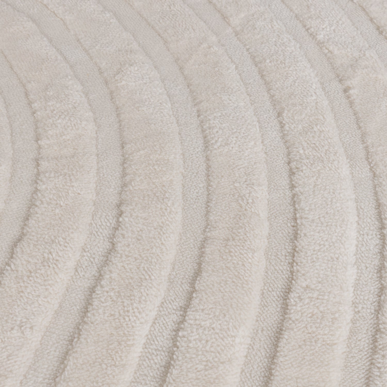 Scandinavian Rug - Charm Curves White