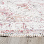 Round Vintage Rug - Lago Pink