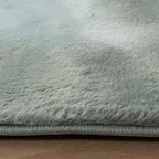 Soft Low-Pile Rug - Cozy Green