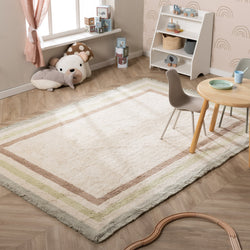 Washable kids rug - Milo Green