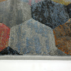 Round modern floor rug - Amado Multicolor 2626